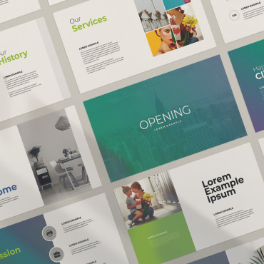 Clean Corporate PowerPoint Templates 198038