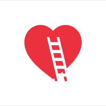 Love Stairs Logo Templates 198053