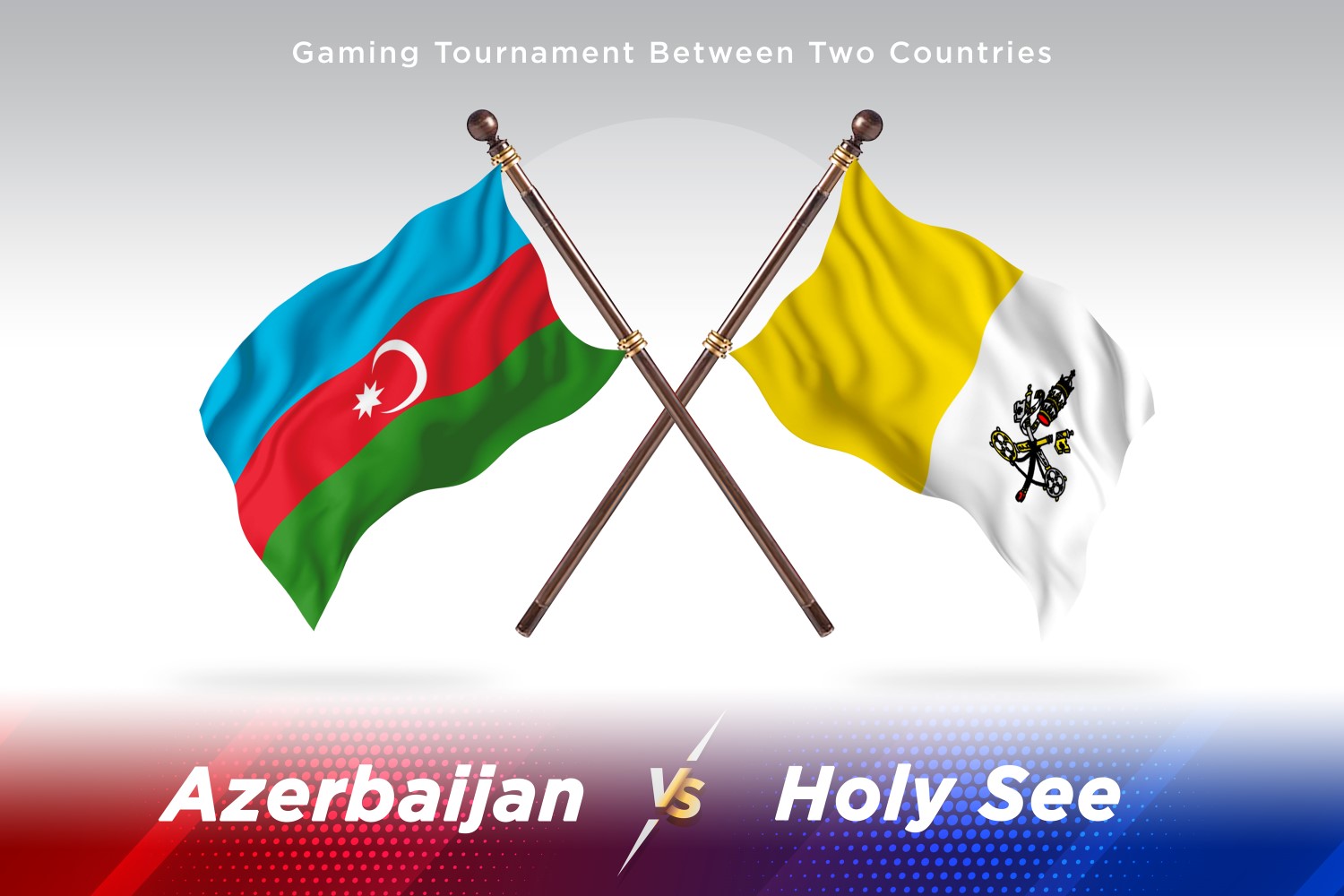 Azerbaijan versus holy see Two Flags