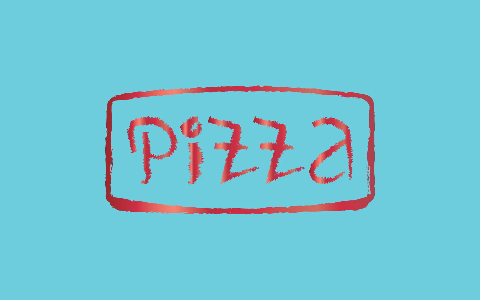 Pizza Logo Typography Template