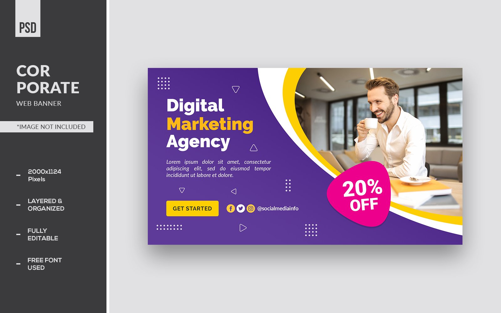 Corporate Business Expert Web Banner Templates