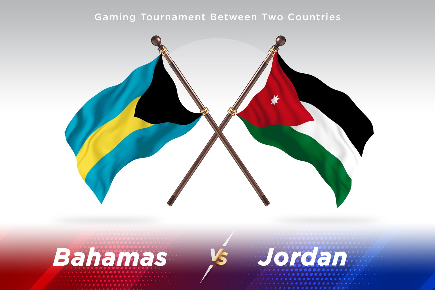 Bahamas versus Jordan Two Flags