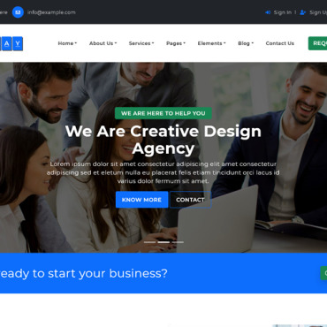 Business Corporate Responsive Website Templates 199442