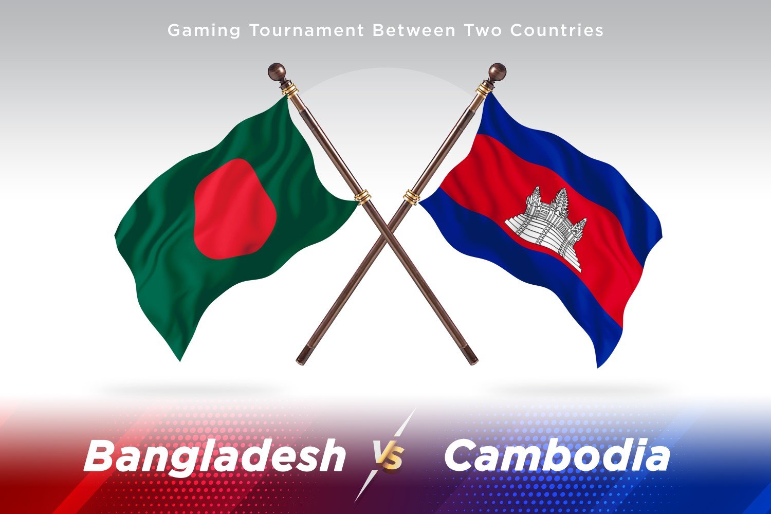 Bangladesh Cambodia Afghanistan Two Flags