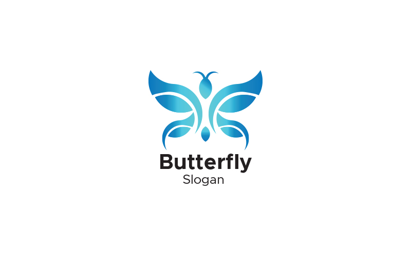 Butterfly Logo Design Vector Template