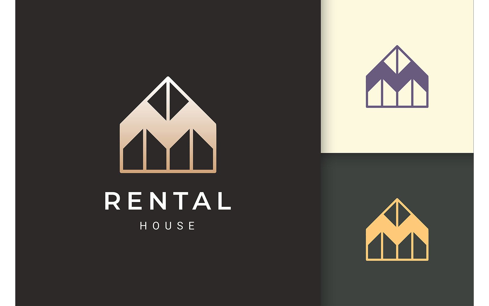 Home or Resort Logo in Luxury Style