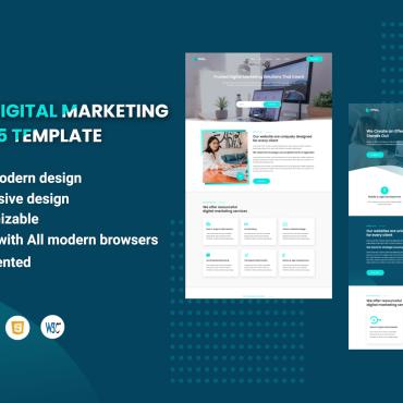 Template Marketing Responsive Website Templates 199904