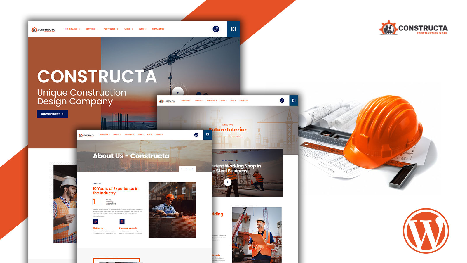 Constructa - Construction Service WordPress Theme