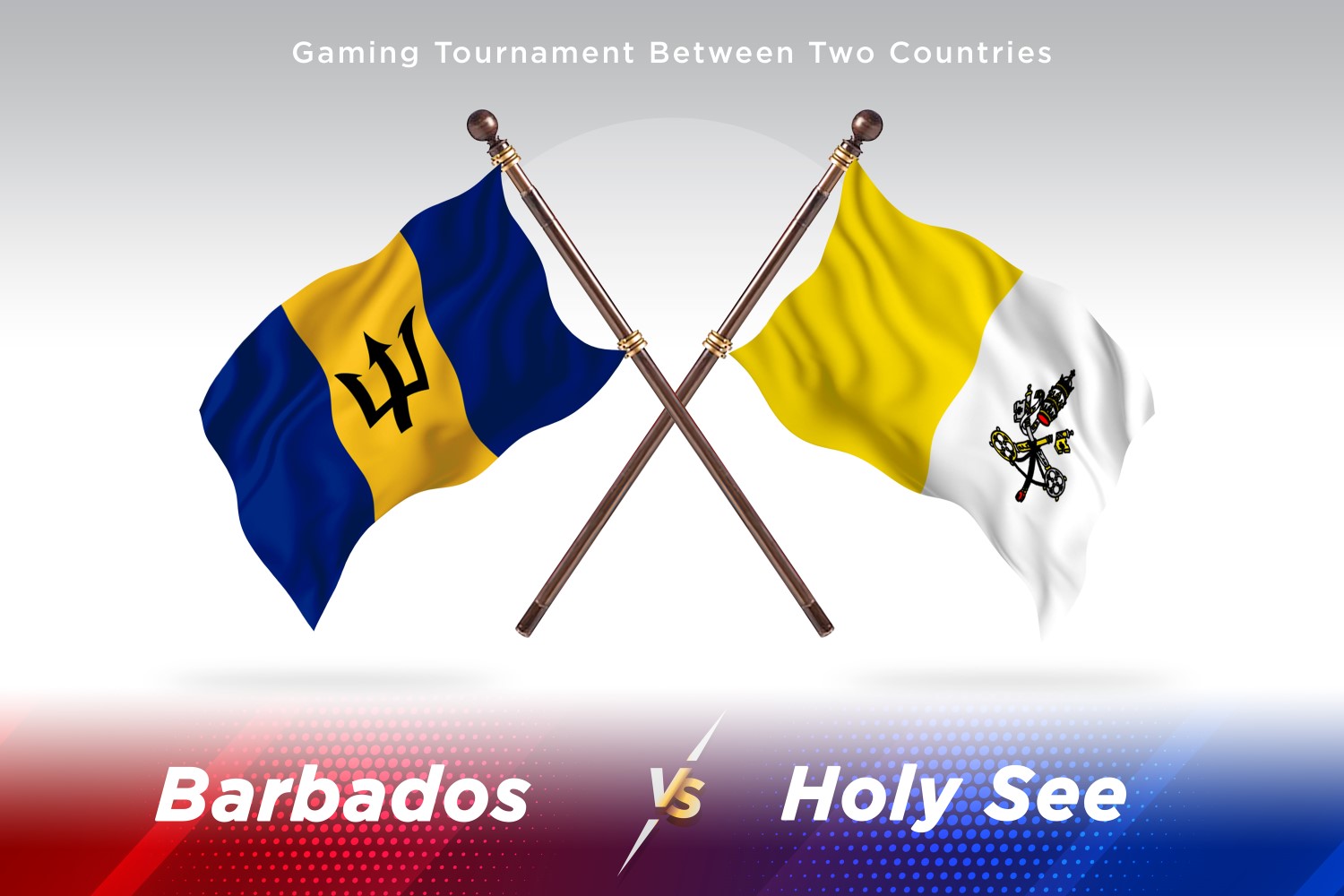 Barbados versus holy see Two Flags