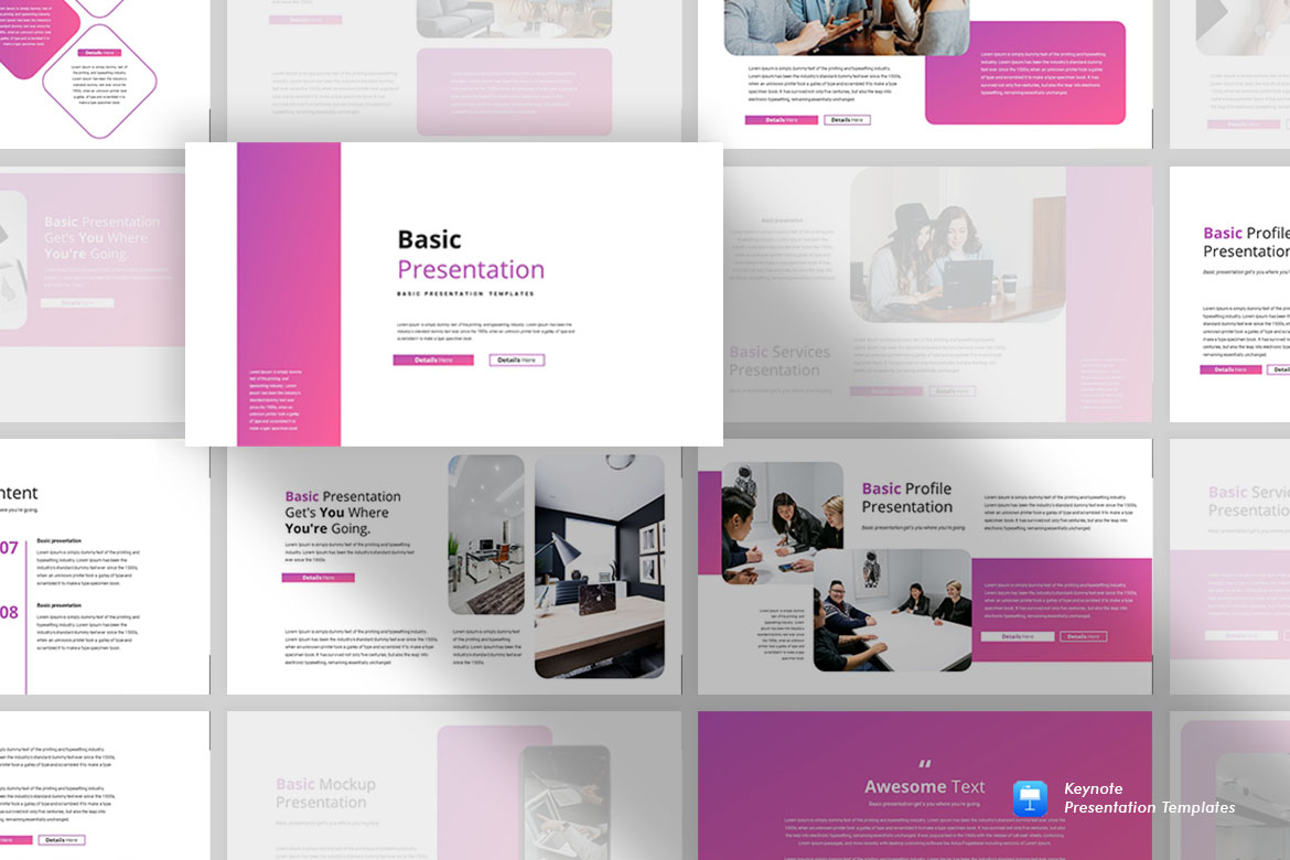 Basic Presentation - Keynote Template