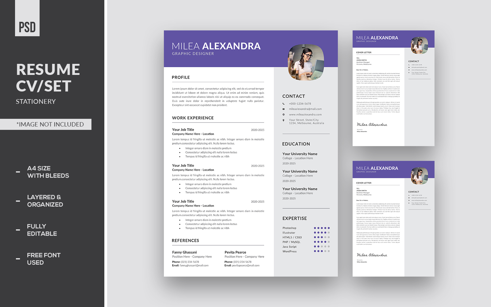 Creative Resume CV Corporate Identity Template