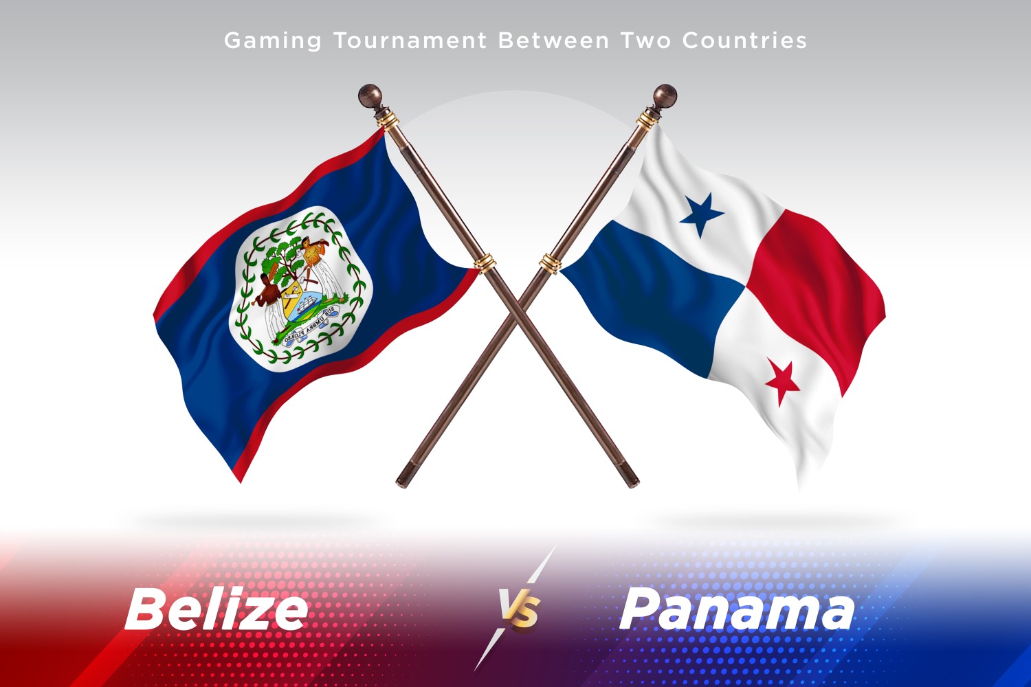 Belize versus panama Two Flags