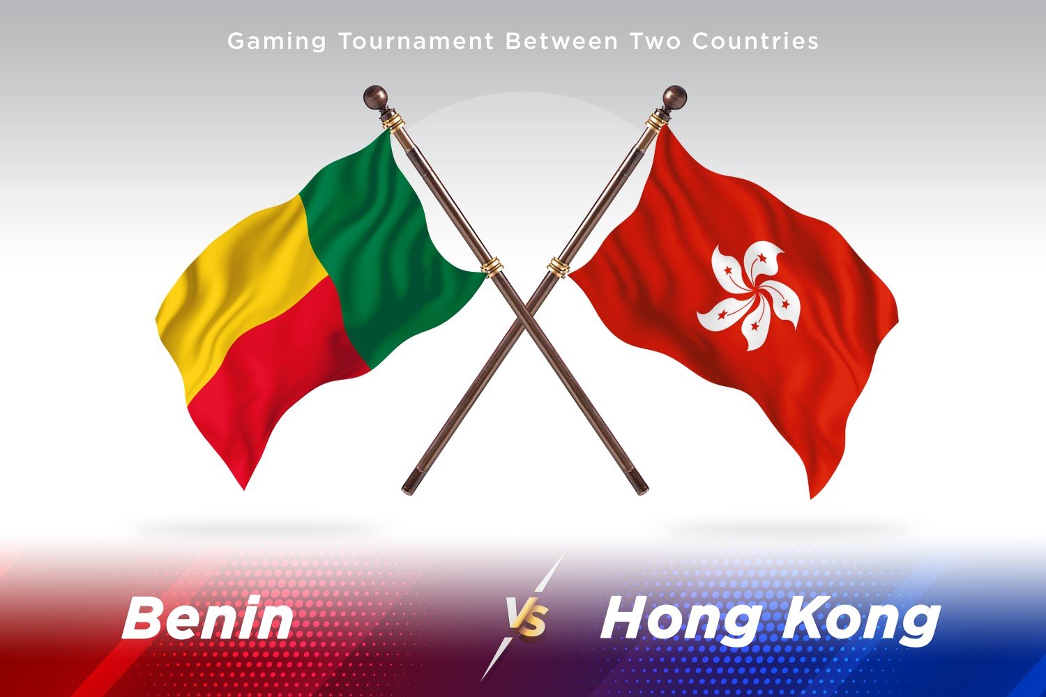 Benin versus Hong Kong Two Flags