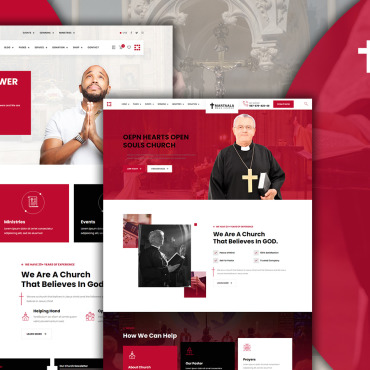 Christian Church Responsive Website Templates 201657
