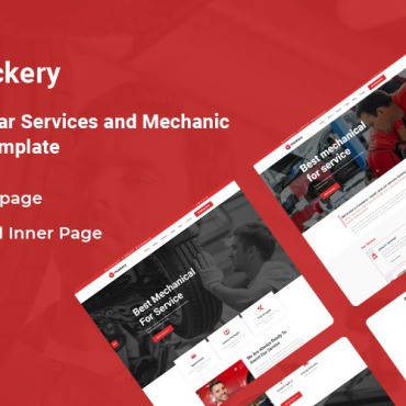 Automobile Brake Responsive Website Templates 201666