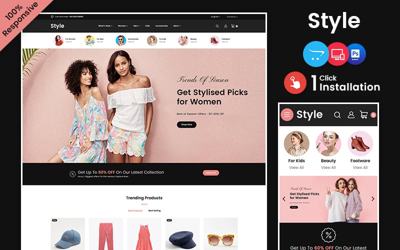 Style – Fashion and Beauty Multipurpose Opencart Store