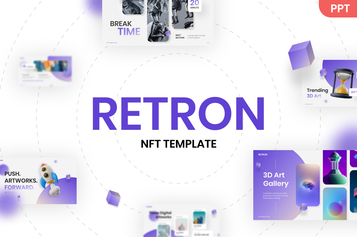 Retron NFT Modern PowerPoint Template