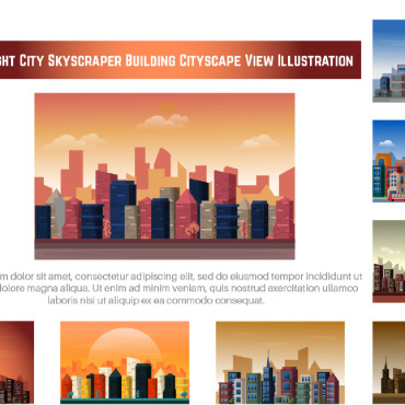 City Urban Illustrations Templates 201946