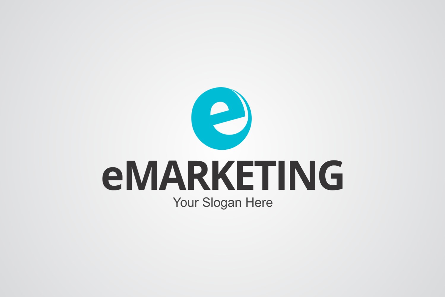 E Marketing Creative  Logo Design Template