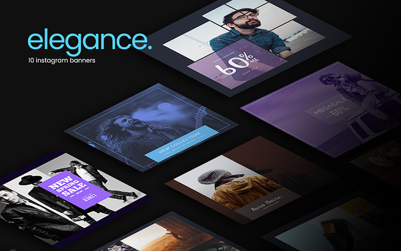 Elegance - PSD Banner Template for Social Media