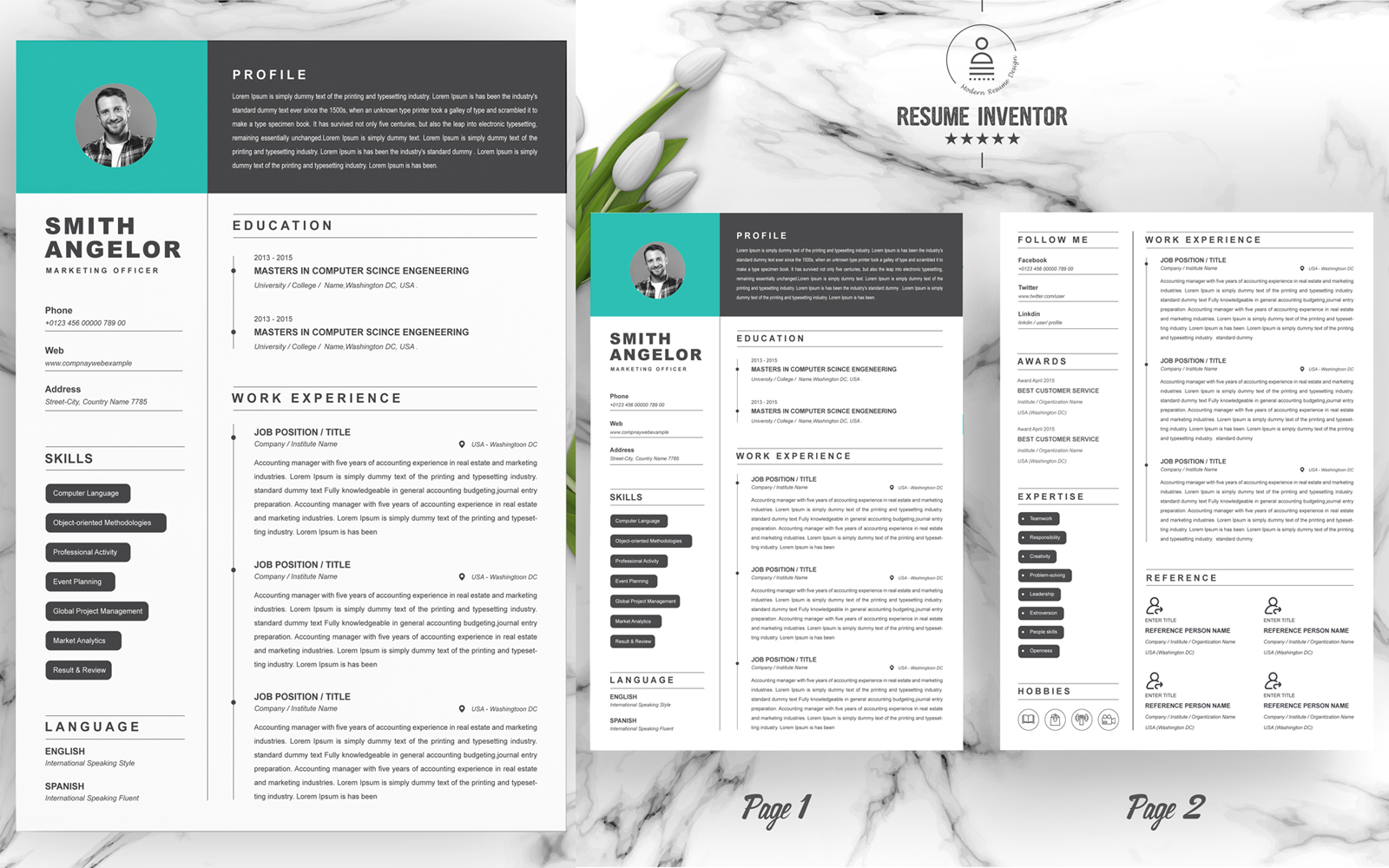 Smith / Professional Resume Template