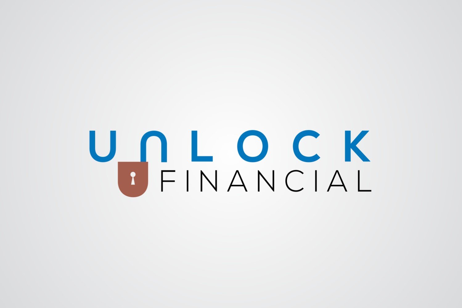 Unlock Financial Logo Design Template