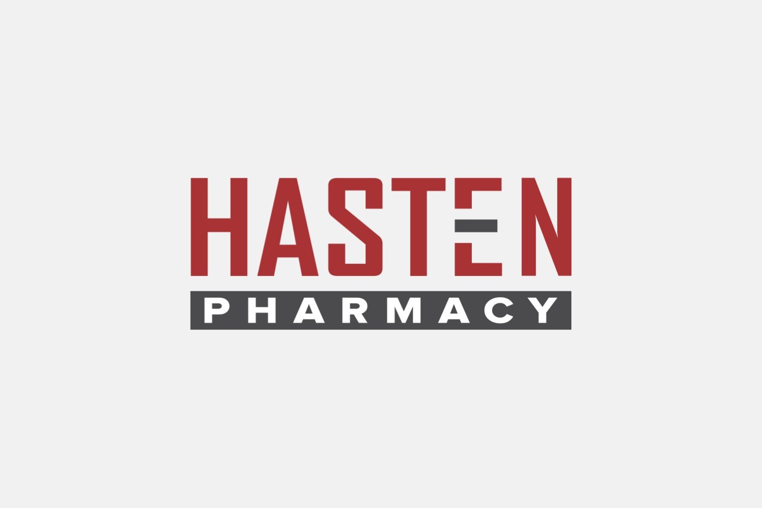 Hasten Pharmacy Logo Design Template