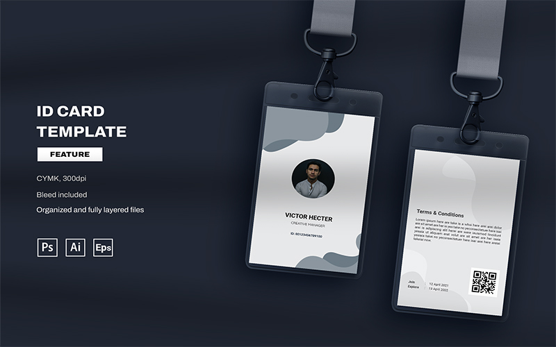 Victor Hecter - ID Card Template