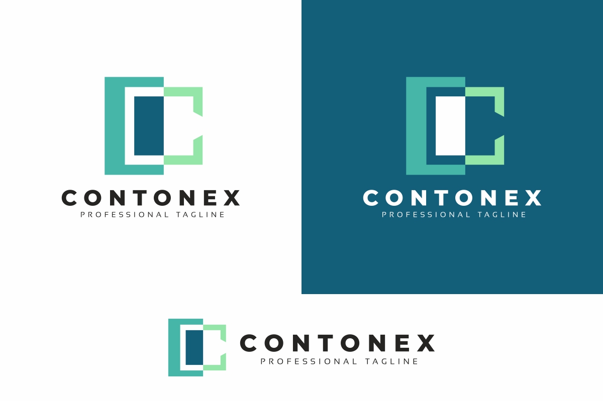 C Letter Contonex Logo Template