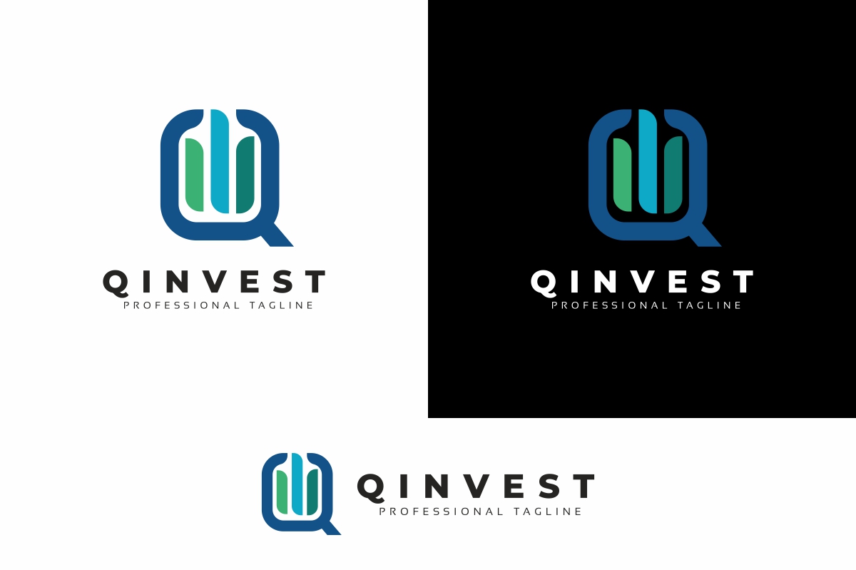 Q Letter Qinvest Logo Template