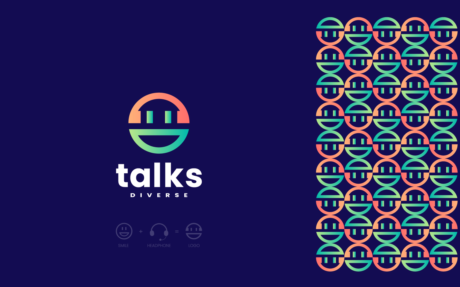 Talks Diverse Logo Design Concept