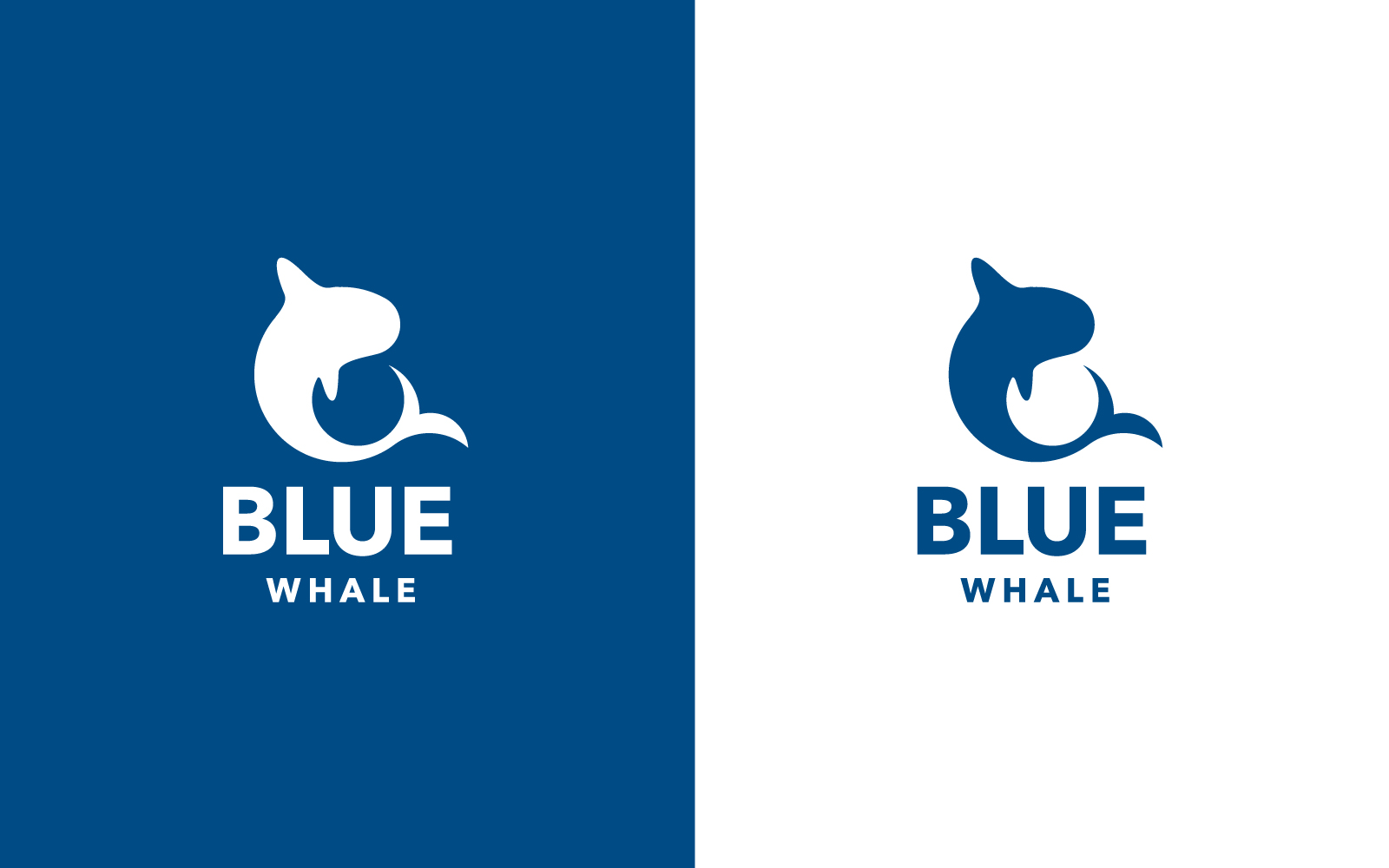 Blue Whale Logo Design Concept