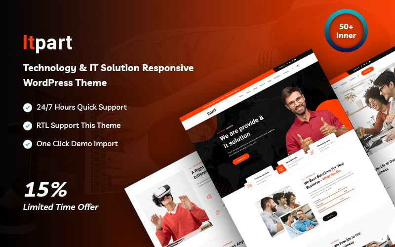 Itpart - Technology & IT Solution Responsive WordPress Theme