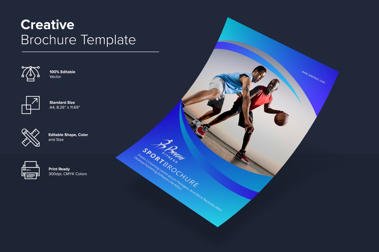 Sport Brochure Design Template
