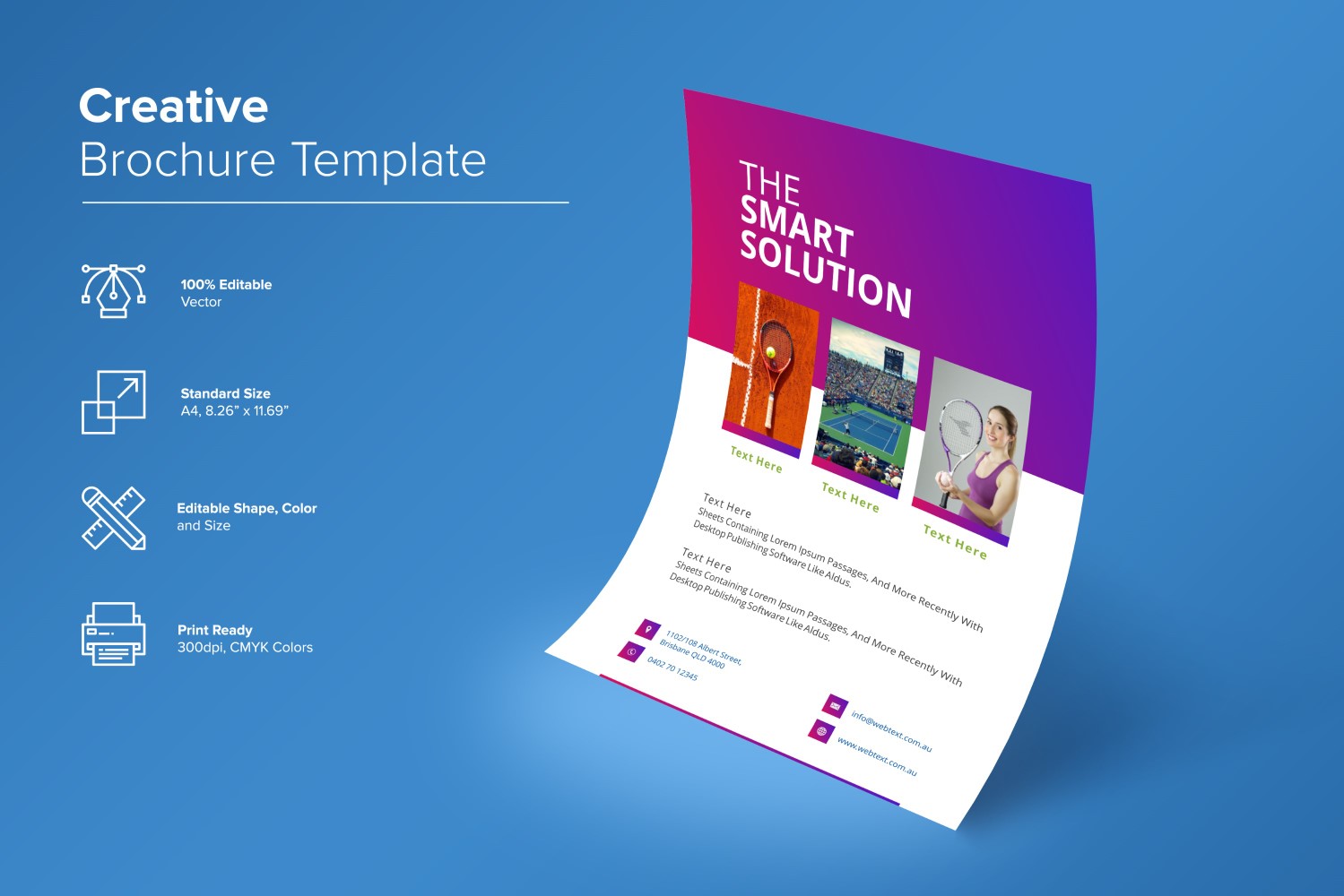 The smart solution Brochure Template