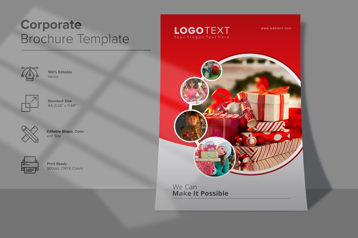 Gift Shop Brochure Design Template