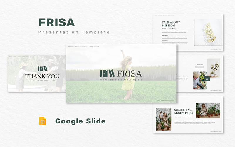 Frissa - Google Slides Template