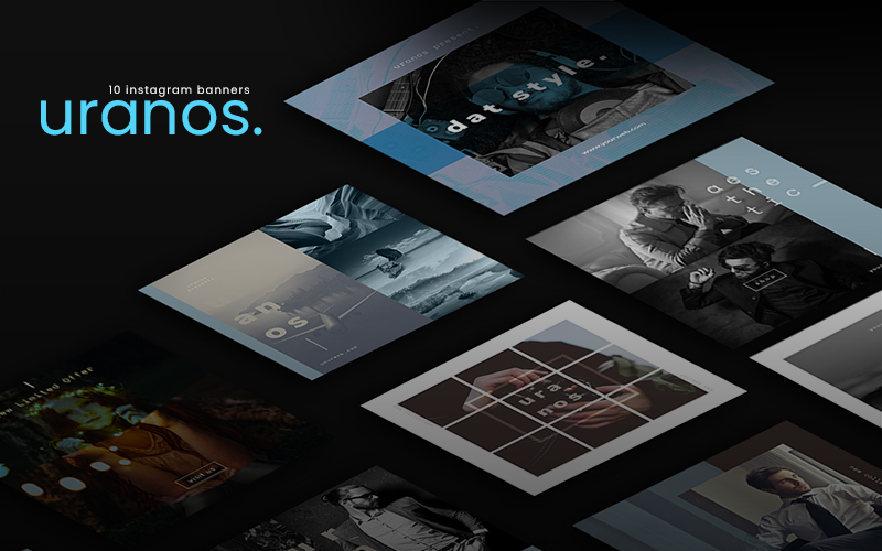 uranos - PSD Banner Template for Social Media