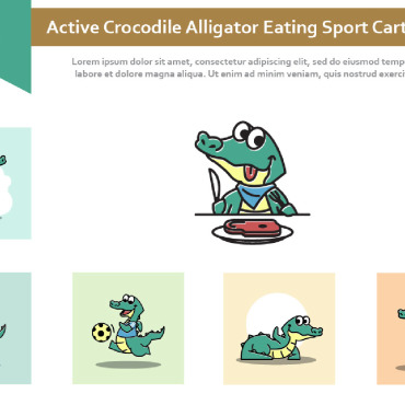 Alligator Football Illustrations Templates 202869