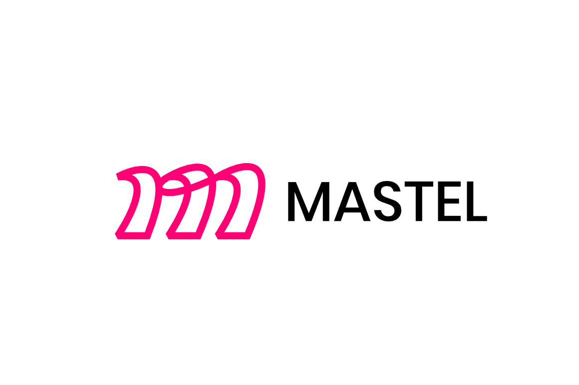 Letter M Pink Pastel Logo
