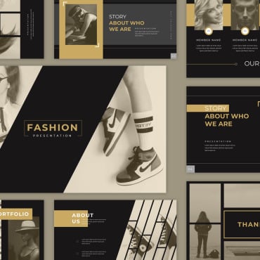 Fashion Template PowerPoint Templates 203012
