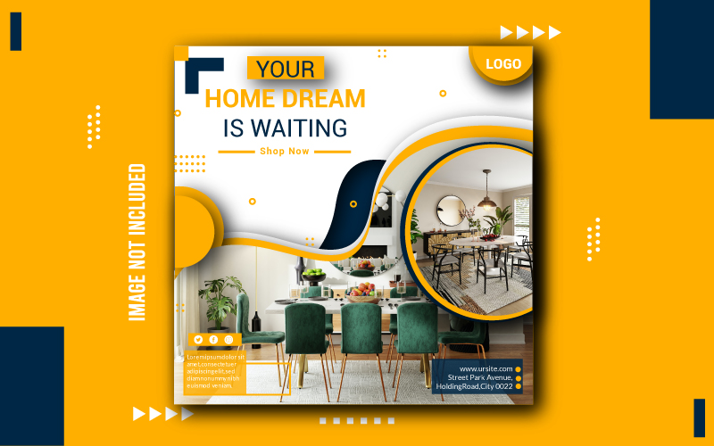 Dream Home Furniture Social Media Web Banner