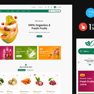 Fresh Fruit OpenCart Templates 203052