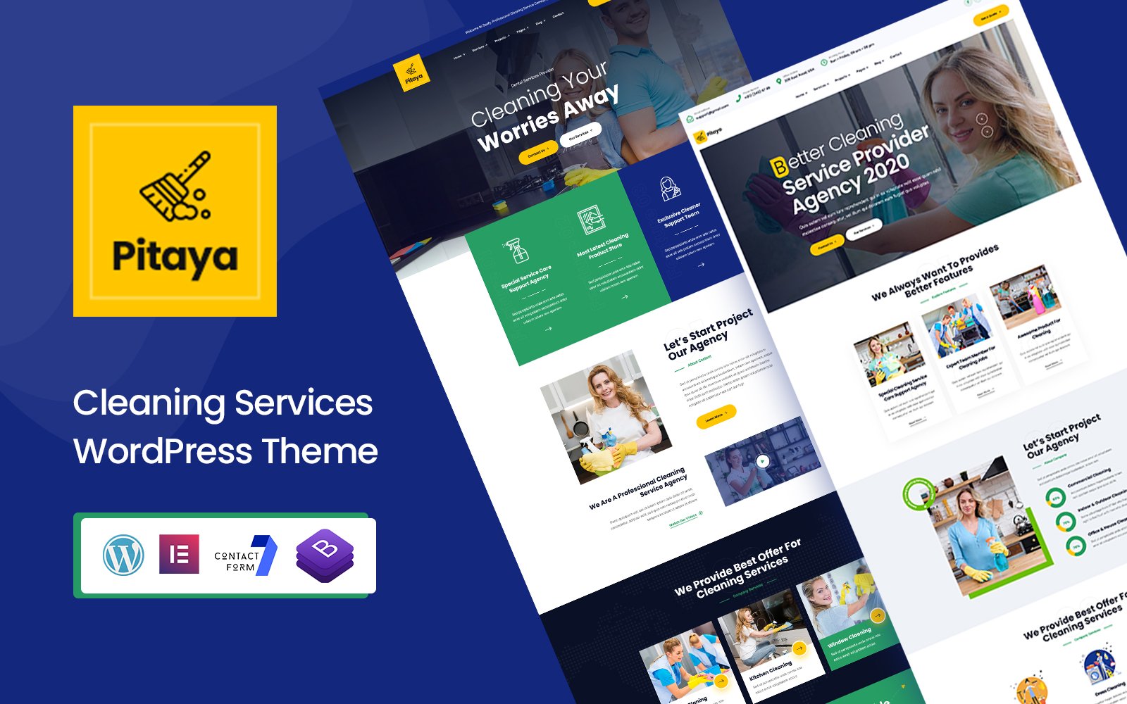 Pitaya - Cleaning Services WordPress Theme