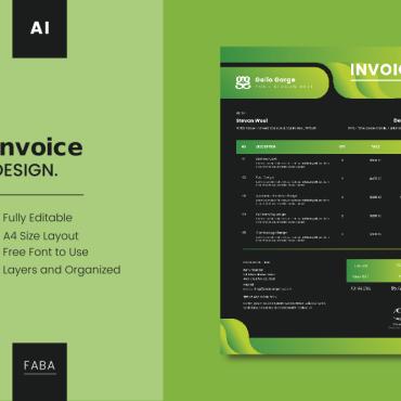 Invoice Green Corporate Identity 203113