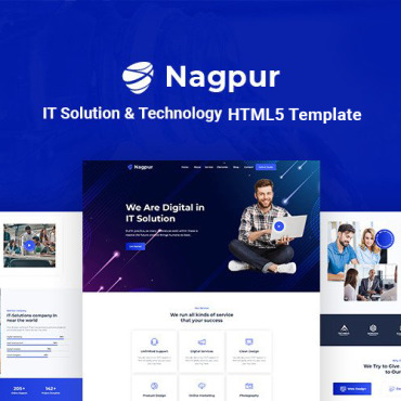 It Solution Responsive Website Templates 203174