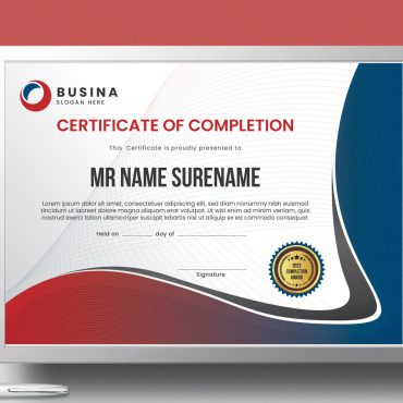 Award Completion Certificate Templates 203189