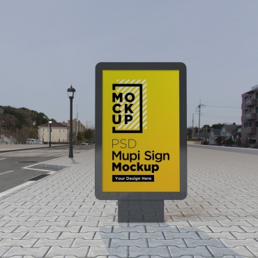 Sign Signage Product Mockups 203199