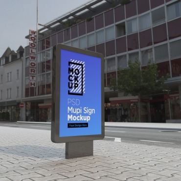 Sign Signage Product Mockups 203208