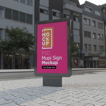 Sign Signage Product Mockups 203210